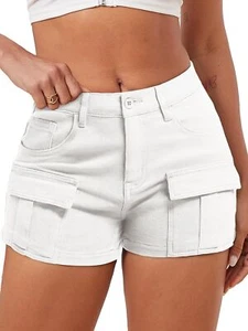 Womens Cargo Shorts with Pockets Cargo Shorts for Women Cargo Shorts Women Wo... - Picture 1 of 5