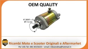 MOTORINO AVVIAMENTO KYMCO XCITING 300 R 2011 2012 2013 2014 OEM QUALITY - Imagen 1 de 1