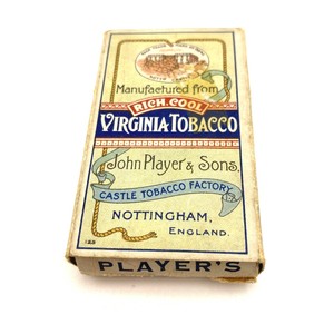 Tobacco Packet Empty John Player's Sons Navy Cut Rich Cool Virginia