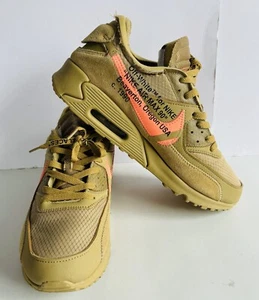 NIKE Air Max 90 Off-White Beaverton Desert Ore Shoes Sneaker Us 11 AA7293-200 - Picture 1 of 15