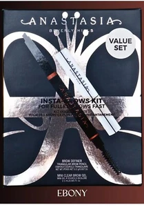 EBONY Anastasia Beverly Hills Insta-Brows Kit Brow Definer & Mini Clear Brow Gel - Picture 1 of 1