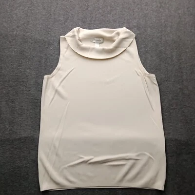 Vestido Top Mujer Grande Blanco Causal Capa Base Cápsula Capucha Cuello Foto 1 de 4