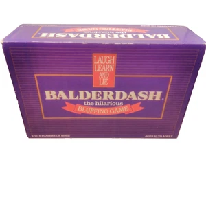 Vintage 1984 Balderdash Board Game Complete game with all 504 Cards. Action GT - Picture 1 of 9