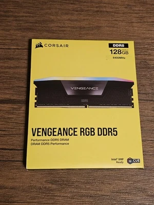 Corsair Vengeance RGB DDR5 128 GB (64GB X 2) 6400MHz (CMH128GX5M2B6400C42) - Image 1 of 4
