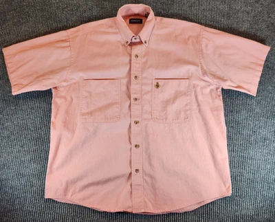 Gant Hombre Grande Manga Corta Abotonada Oxford Coral Bordado Corona Logo Foto 1 de 4