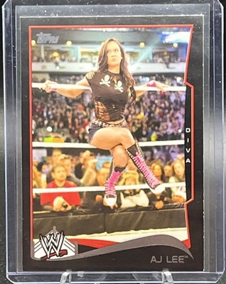 2014 Topps WWE Black AJ Lee #1 - Image 1 of 2