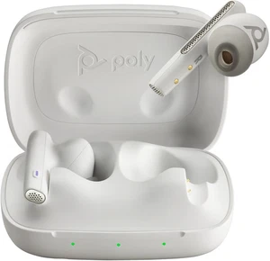 POLY Voyager Free 60 UC M White Sand Earbuds +BT700 USB-C Adapter +Basic-Ladeetu - Bild 1 von 7