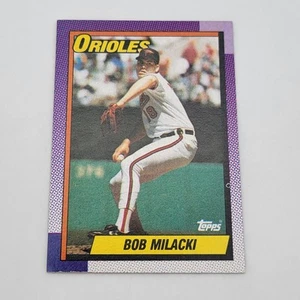 1990 Topps #73 Bob Milacki Baltimore Orioles Baseball Card - Picture 1 of 9