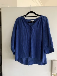 Joie Women’s Small Blue Silk Blouse - Picture 1 of 4