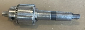 Jacobs No. 37KD Drill Chuck 1/4" - 13"/16" With Morse Taper #4 Arbor No Key - Picture 1 of 6