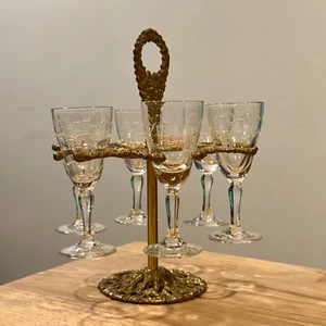 Raro árbol de la vida Phila con tazas de vidrio grabado - Imagen 1 de 15