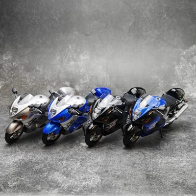 LCD 1/12 Suzuki GSX-1300R Hayabusa Models Diecast Motorcycle Model Car  - Image 1 of 4