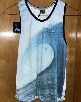 RON JON TANK TOP SUBLIMATION MULTI COLORED MEDIUM NWT - Image 1 of 4