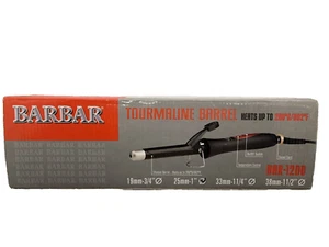 NEW!! BARBAR Tourmaline Barrel BAR-1200 Professional IRON 25mm -1” - Picture 1 of 10