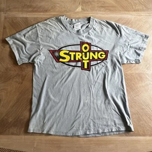 90s Strung Out Fat Wreck Chords Punk Band T Shirt Size Large Retro Vintage - Picture 1 of 16