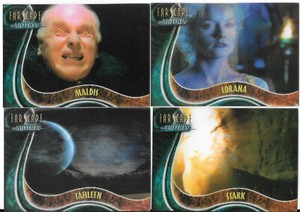 2001 FARSCAPE IN MOTION; 4 DIFF. GOOD, BAD, AND UGLY INSERTS