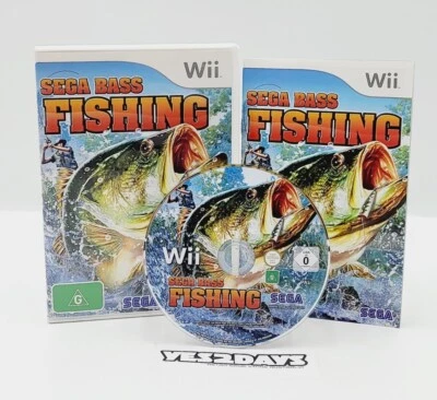 Sega Bass Fishing  | Nintendo Wii and Wii U | PAL Aus Edition + Manual - Image 1 of 4
