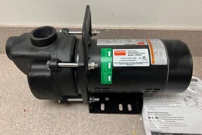 BOMBA CENTRÍFUGA DAYTON 4YKP5, 1/3 HP, 115/230V AC, 1 FASE, ODP, NOVA!! - Imagem 1 de 4