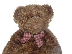 Gund Plüsch hellbraun Teddybär Lovey Toy 12 Zoll 40695 kariert Schleife Stofftier  - Bild 1 von 8