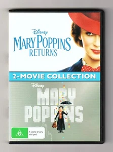 Mary Poppins / Mary Poppins Returns DVD 2-Movie Collection 2-Disc Set Very Good - Picture 1 of 2
