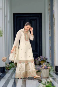 Ready Made Dress Pakistani Salwar Kameez Wedding Party Suits Bollywood 3Piece - Picture 1 of 6