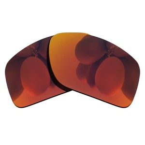 Feuerrote kratzfeste Ersatzgläser für Oakley gefährlich polarisiert - Bild 1 von 3