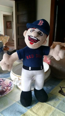 Rallymen 2013 Boston Red Sox plush,  blue top, white pant, black belt & shoes Cover