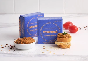 Sardine Pate Manna Spicy Portugal Fish Gourmet Food 6 x 65g (6x2.3oz) - Bild 1 von 3