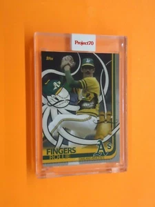 Rollie Fingers 2021 TOPPS PROJECT 70 Card #322 ATHLETICS - Picture 1 of 2