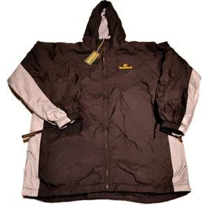 NWT Timberland Weathergear Full Zip Hooded Mens Lined Jacket Waterproof Nylon L - Picture 1 of 20