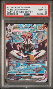 Rapid Strike Urshifu VMAX 170/163 Battle Styles PSA 10 Gem Mint - Picture 1 of 2