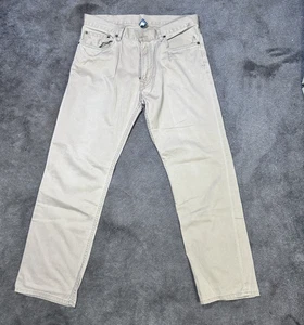 Polo Ralph Lauren Men's 34X30 The 630 Straight Khaki Beige 100% Cotton Jeans - Picture 1 of 14