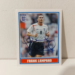 Frank Lampard Signed Merlin's 2006 England World Cup Football Stickers - Picture 1 of 2