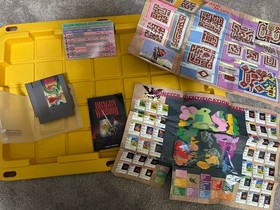 DRAGON WARRIOR  (Nintendo NES) Game Cartridge, Handbook, Map, Poster, Guide