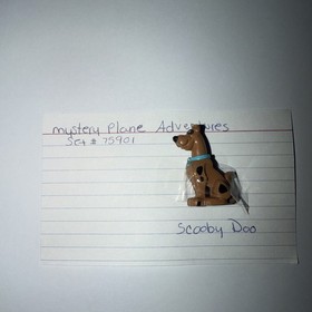 Lego Dog Minifigure Scooby-Doo Sitting with Pilot Goggles  Mini Figure Used 