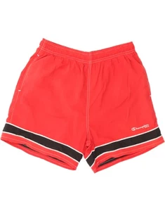 CHAMPION Mens Swimming Shorts XL Red Striped Polyamide AI04 - Picture 1 of 3