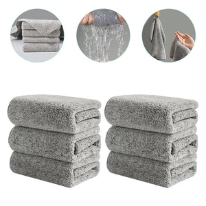6 Pcs Torchon Torchons Absorbant L'eau Serviettes Absorbantes De Cuisine - Imagen 1 de 12