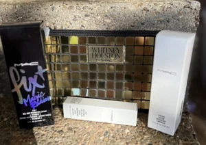 LIMITED EDITION MAC BUNDLE includes Whitney Houtson Makeup Bag - Picture 1 of 5