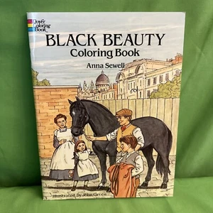 Black Beauty Coloring Book, Anna Sewell/John Green, Dover 1996, NEW - Picture 1 of 10