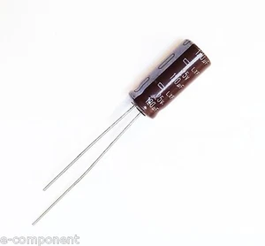 Condensatore Elettrolitico 120uF 25V 105°C Radiale 6x15mm Nichicon (2 Pezzi) - Picture 1 of 1
