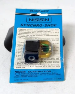 NISSIN Synchro Shoe Trigger Flash Slave PC 35mm NEW - Foto 1 di 1
