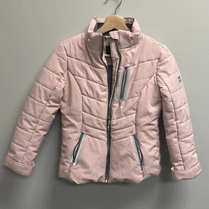 Swiss Alps Puffer Coat Girls M 8/10 Pink Outdoor Activewear - Picture 1 of 8