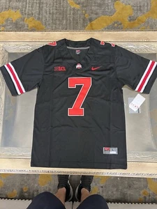CJ Stroud Jersey NEW Mens Large Black Ohio State Buckeyes Texans Ships USA - Picture 1 of 8