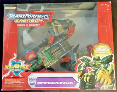 Transformers Energon Scorponok 2004 NEW sealed Powerlinx Battles MISB figure - Image 1 of 4