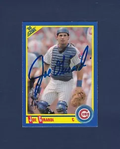 Tarjeta de béisbol firmada por Joe Girardi Chicago Cubs 1990 Score - Imagen 1 de 1