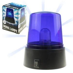 LED BLAULICHT POLIZEI - Rundumleuchte Signallampe Partylicht Polizeilicht Blau - Bild 1 von 5