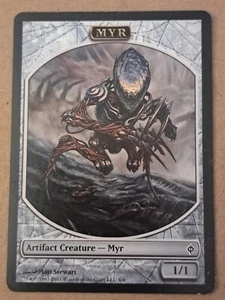 MTG - Myr Token - New Phyrexia - NM, English Magic FLAT RATE SHIP - Picture 1 of 2