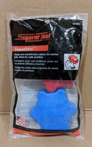 Superior Tool 03997 Faucet Mitts Snap on Handles for 1/2 and 3/4 Inch Valves USA - Picture 1 of 3