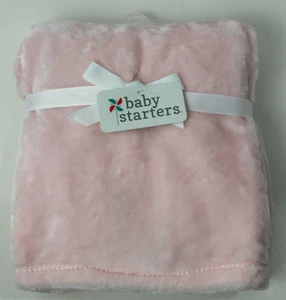 Nuevo con etiquetas Baby Starters Niñas Rosa En relieve Flores Patrón Floral Súper Suave Manta - Imagen 1 de 6