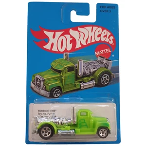 New Hot Wheel TURBINE TIME Truck Retro Style Series Target Exclusive GREEN 2016 - Picture 1 of 7